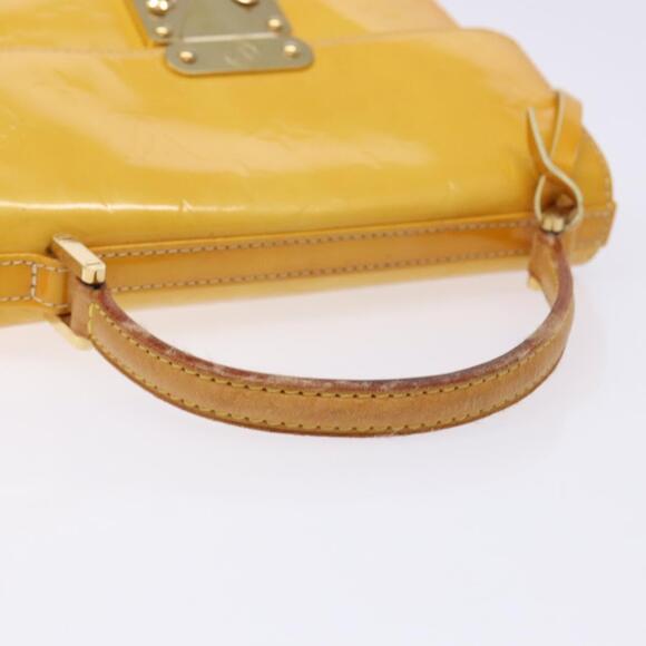LOUIS VUITTON Monogram Vernis Spring Street Bag Lime Yellow M91068 - Picture 7 of 13
